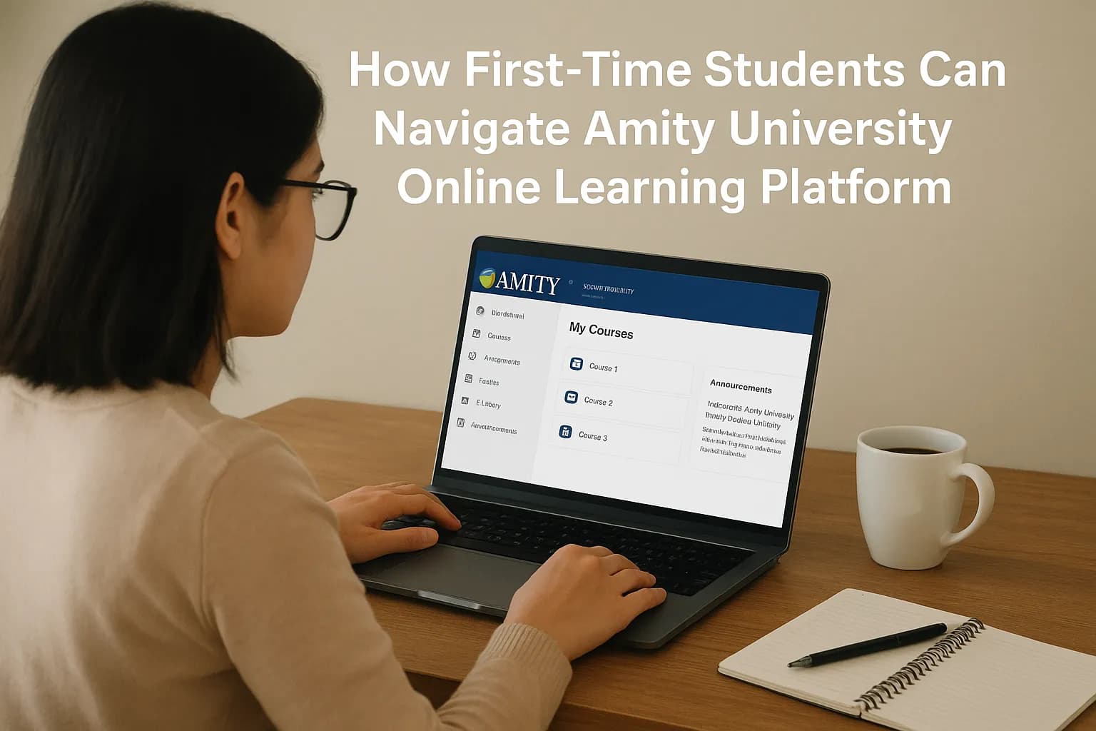 How to Navigate Online Learning Platforms: Tips for First-Time Students at Amity University Online