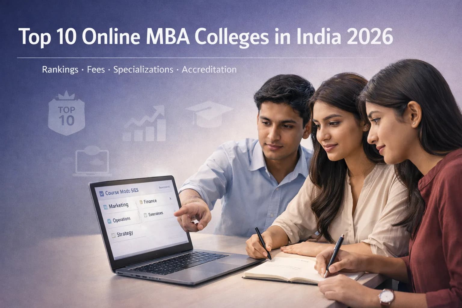 Top 10 Online MBA Colleges in India 2026