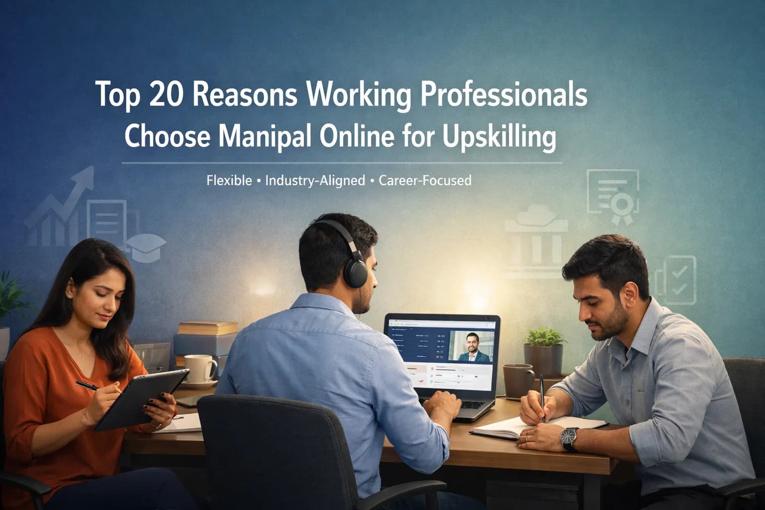 Top 20 Reasons Working Professionals Choose Manipal Online for Upskilling