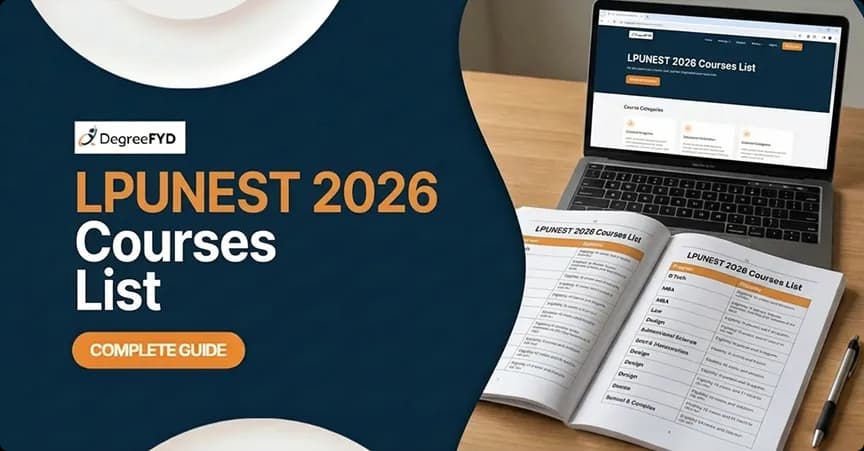 List of Courses for Admission Through LPUNEST 2026: Fee and Intake