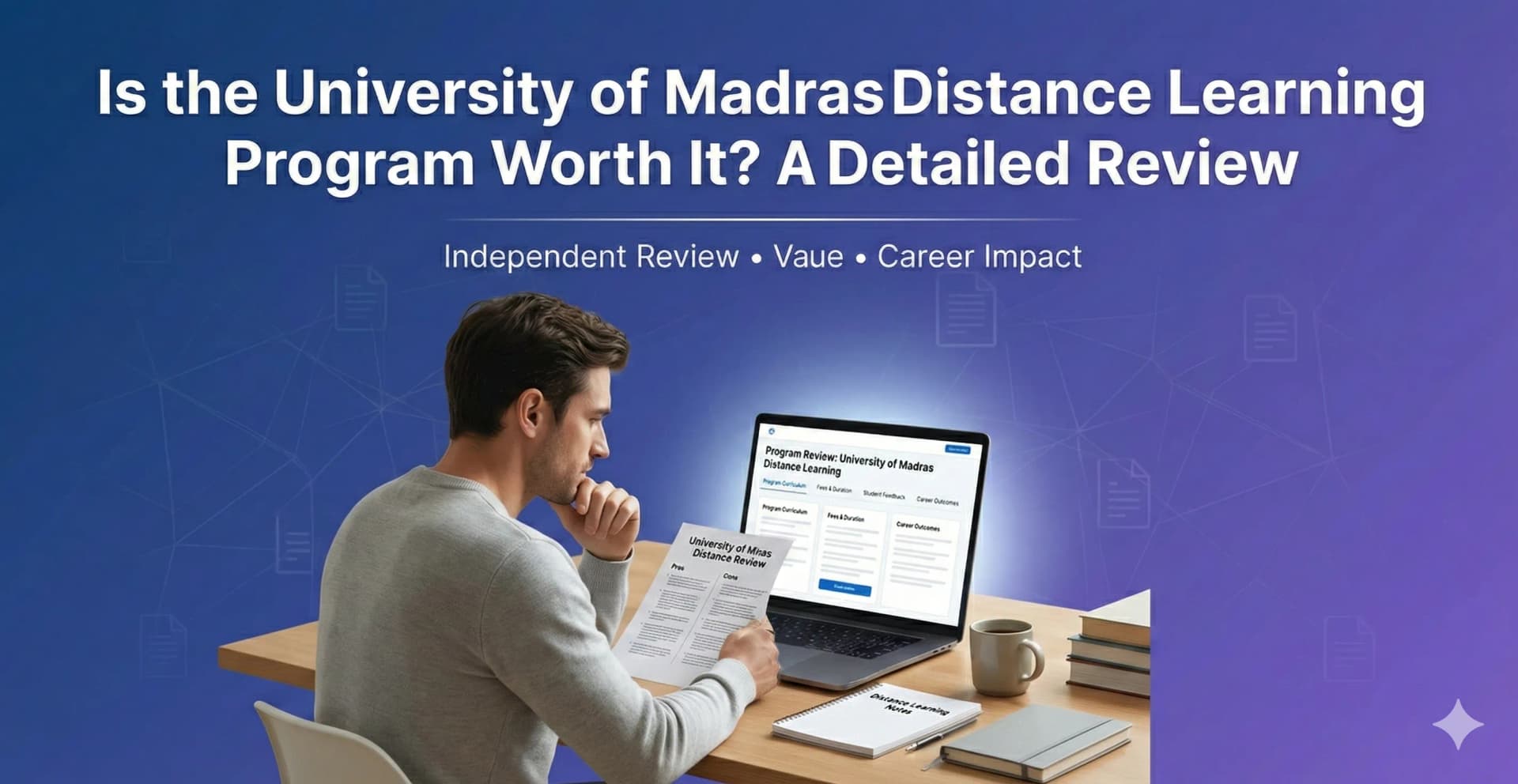 Is the University of Madras Distance Learning Program Worth It?