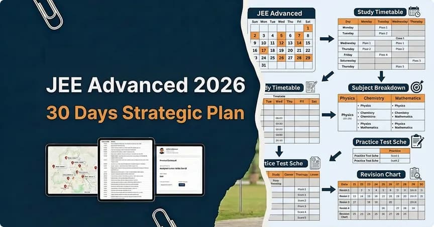 JEE Advanced 2026: 30 Days Strategic Plan