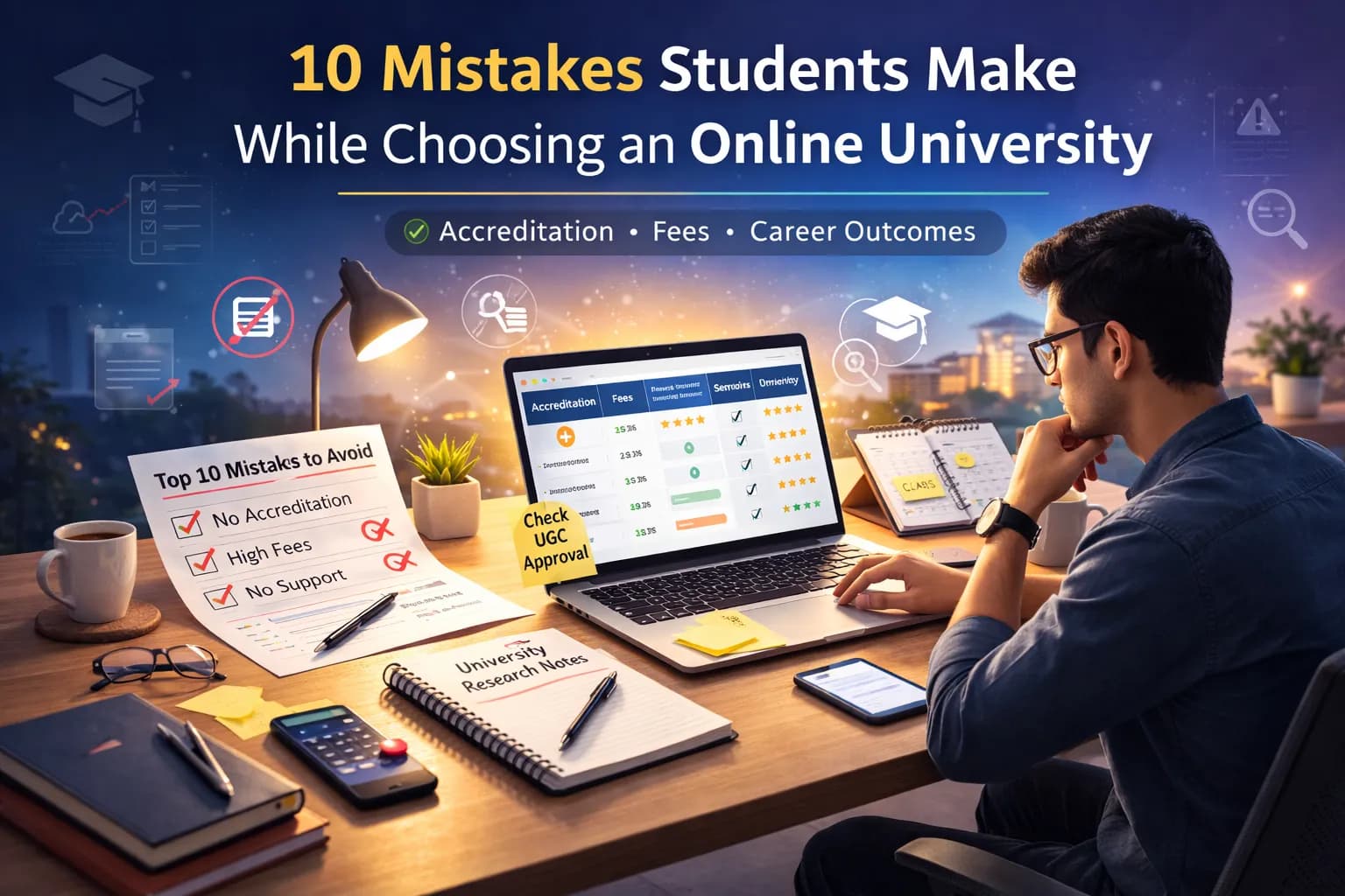 10 Mistakes Students Make While Choosing an Online University