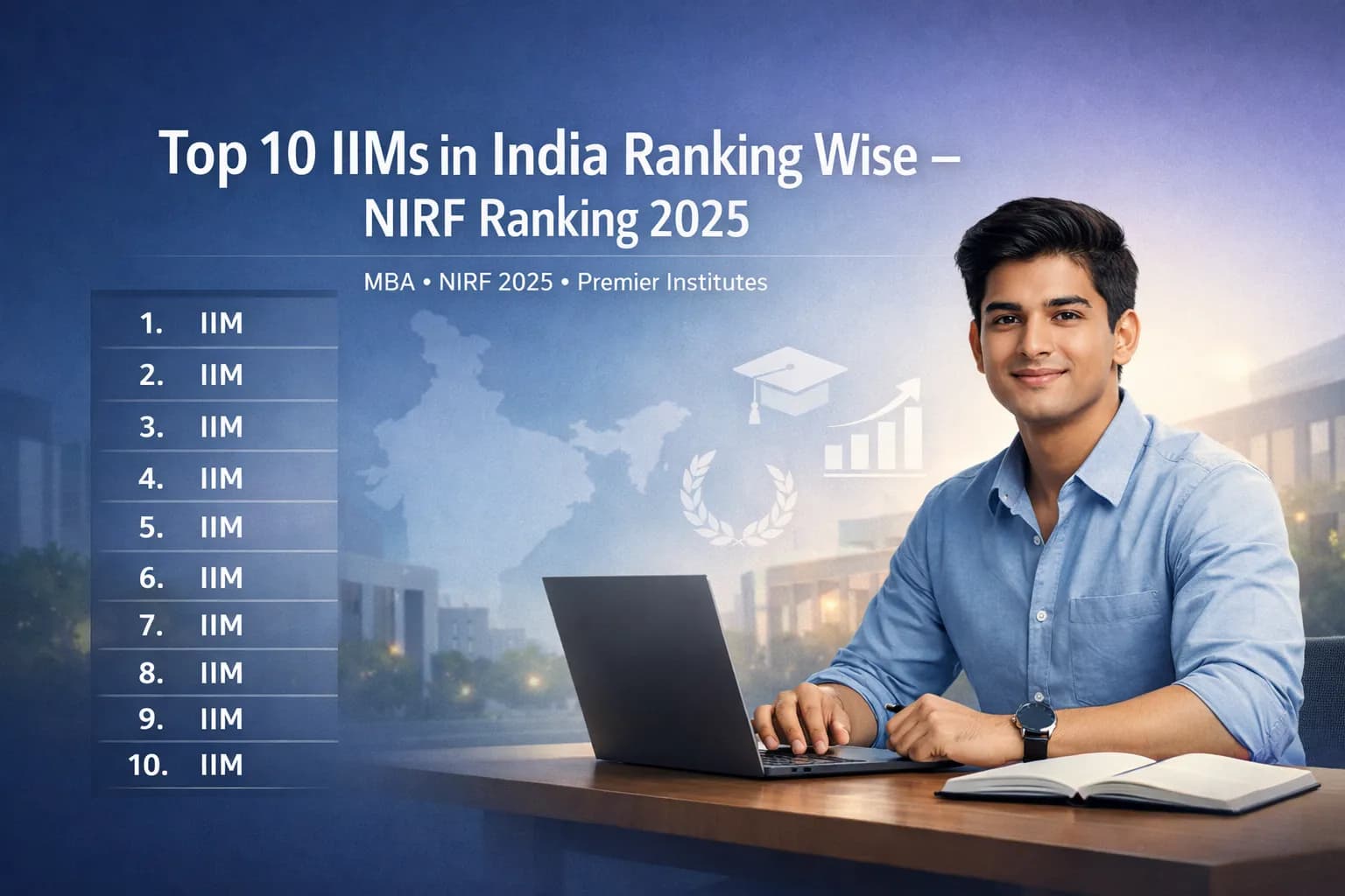 Top 10 IIMS In India Ranking Wise - NIRF Ranking 2025