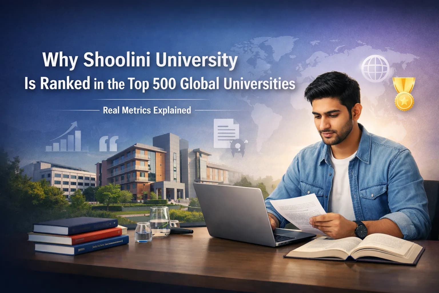 Why Shoolini University Is Ranked in the Top 500 Global Universities (Real Metrics Explained)