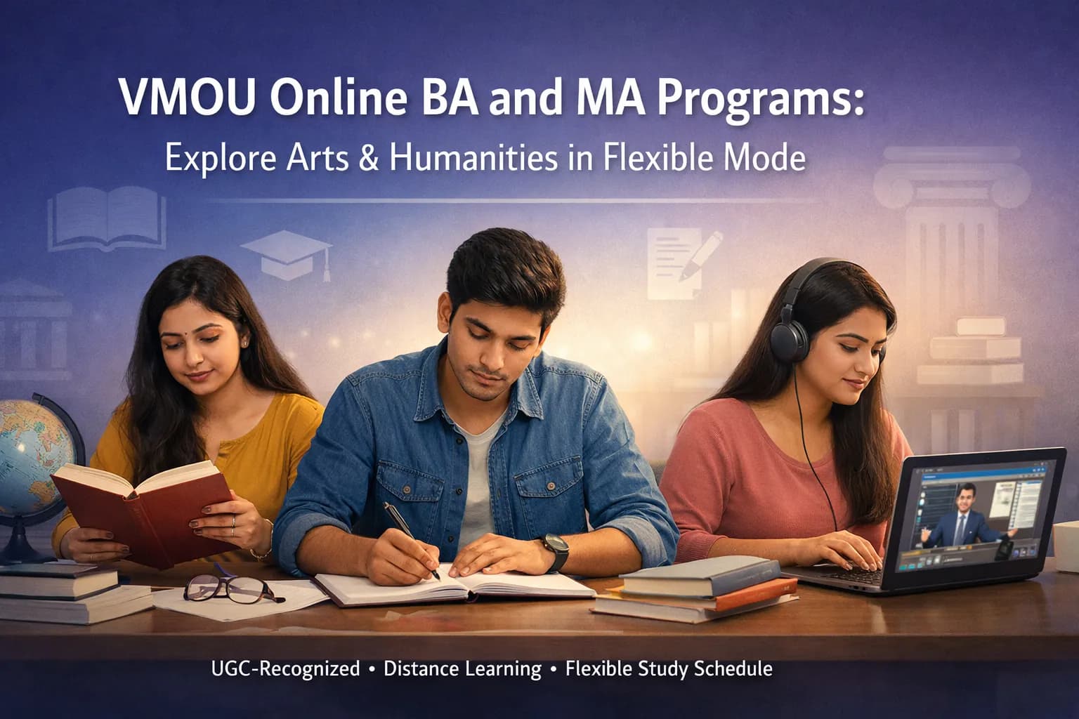 VMOU Online BA and MA Programs: Explore Arts & Humanities in Flexible Mode