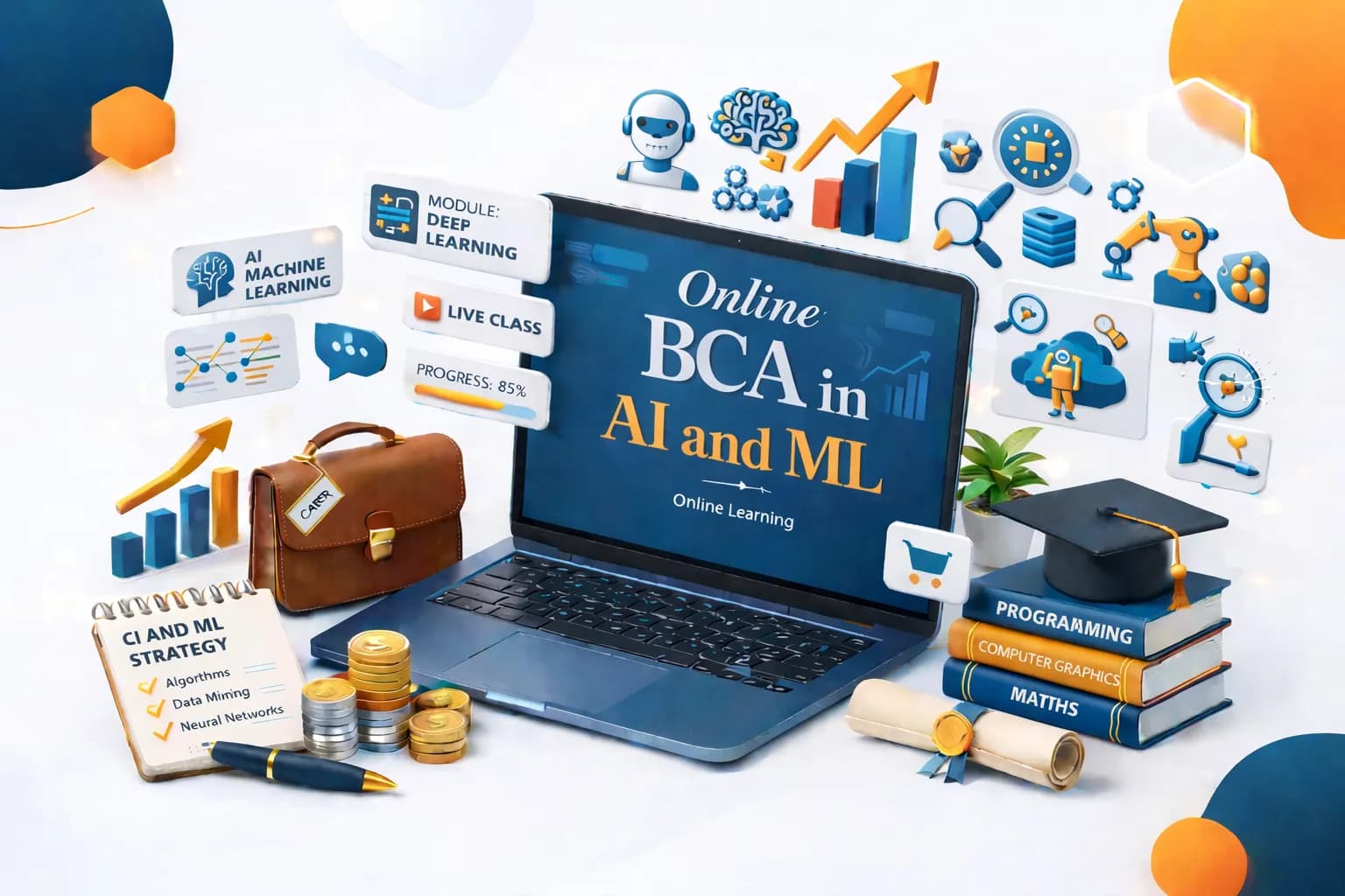 Online BCA in AI and ML