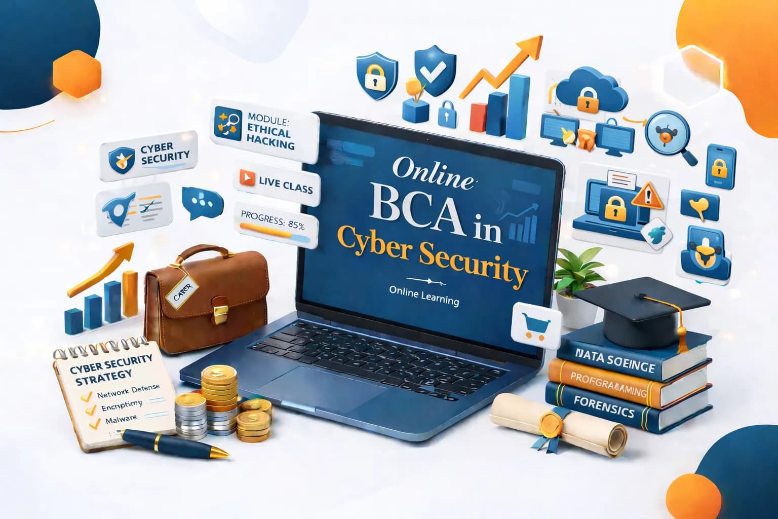 Online BCA in Cyber Security