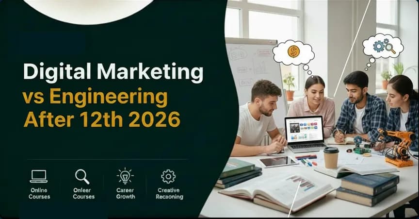 Digital Marketing vs Engineering After 12th 2026