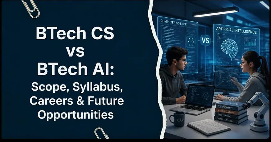 BTech CS vs BTech AI: Scope, Syllabus, Careers & Future Opportunities