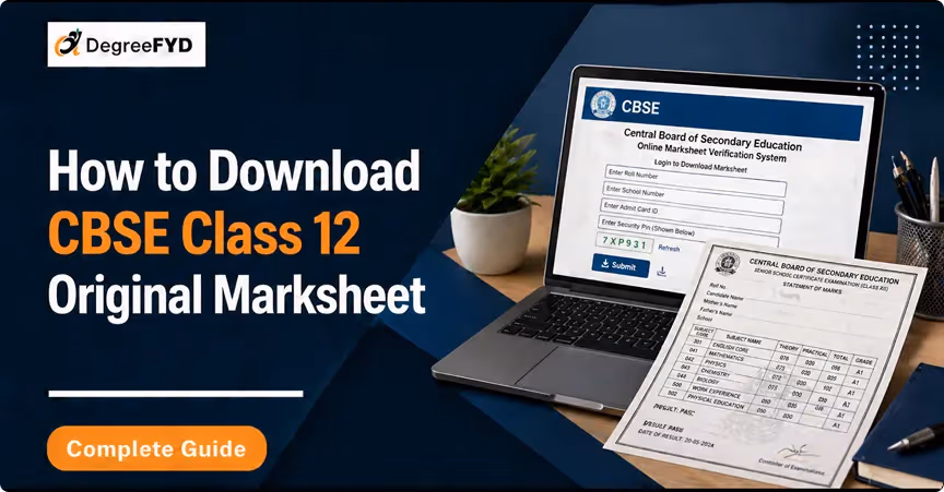 How to Download CBSE Class 12 Original Marksheet (Result Out) 2026