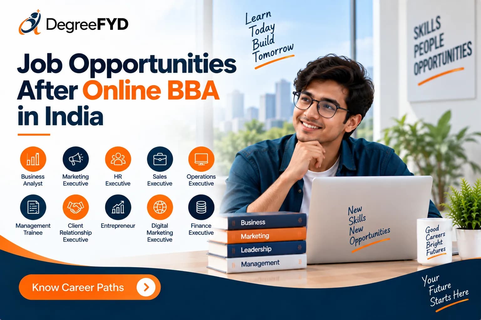 Job Opportunities After Online BBA in India