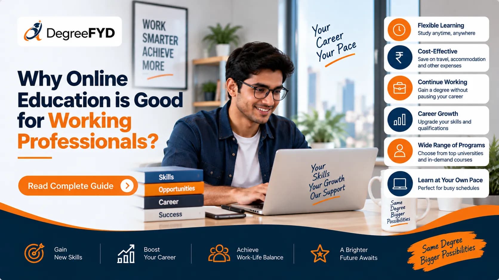 Why Online Education is Good for Working Professionals?