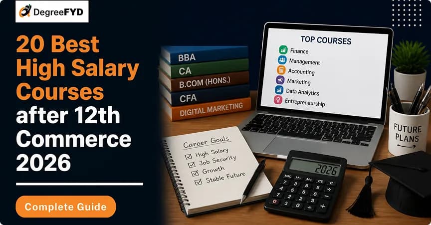 20 Best High Salary Courses after 12th Commerce 2026