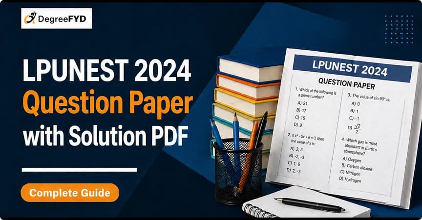LPUNEST 2024 Question Paper with Solution PDF
