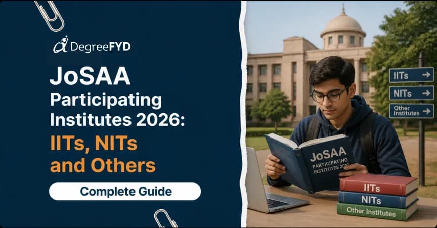 JoSAA Participating Institutes 2026: IITs, NITs and Others