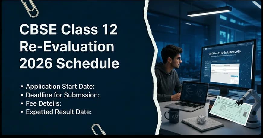 CBSE Class 12 Re-Evaluation 2026 Schedule