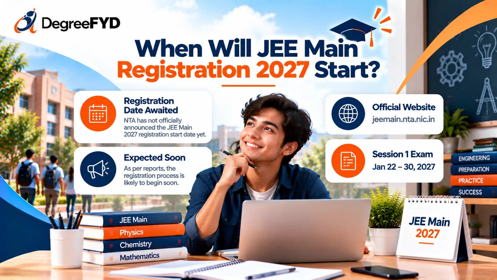 When Will JEE Main Registration 2027 Start?