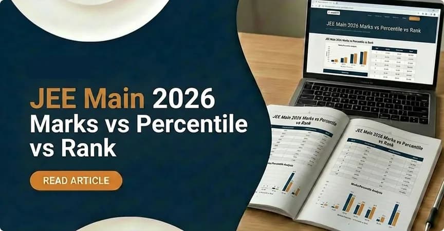JEE Main Marks vs Percentile vs Rank 2026