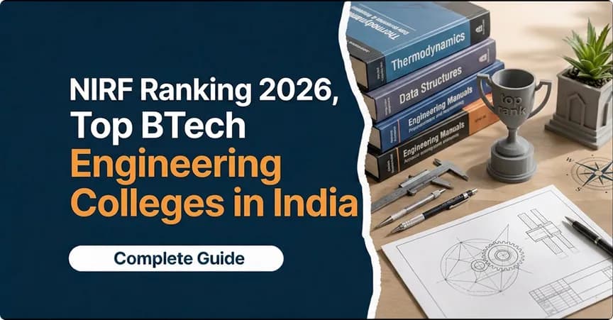 NIRF Ranking 2026, Top BTech Engineering Colleges in India