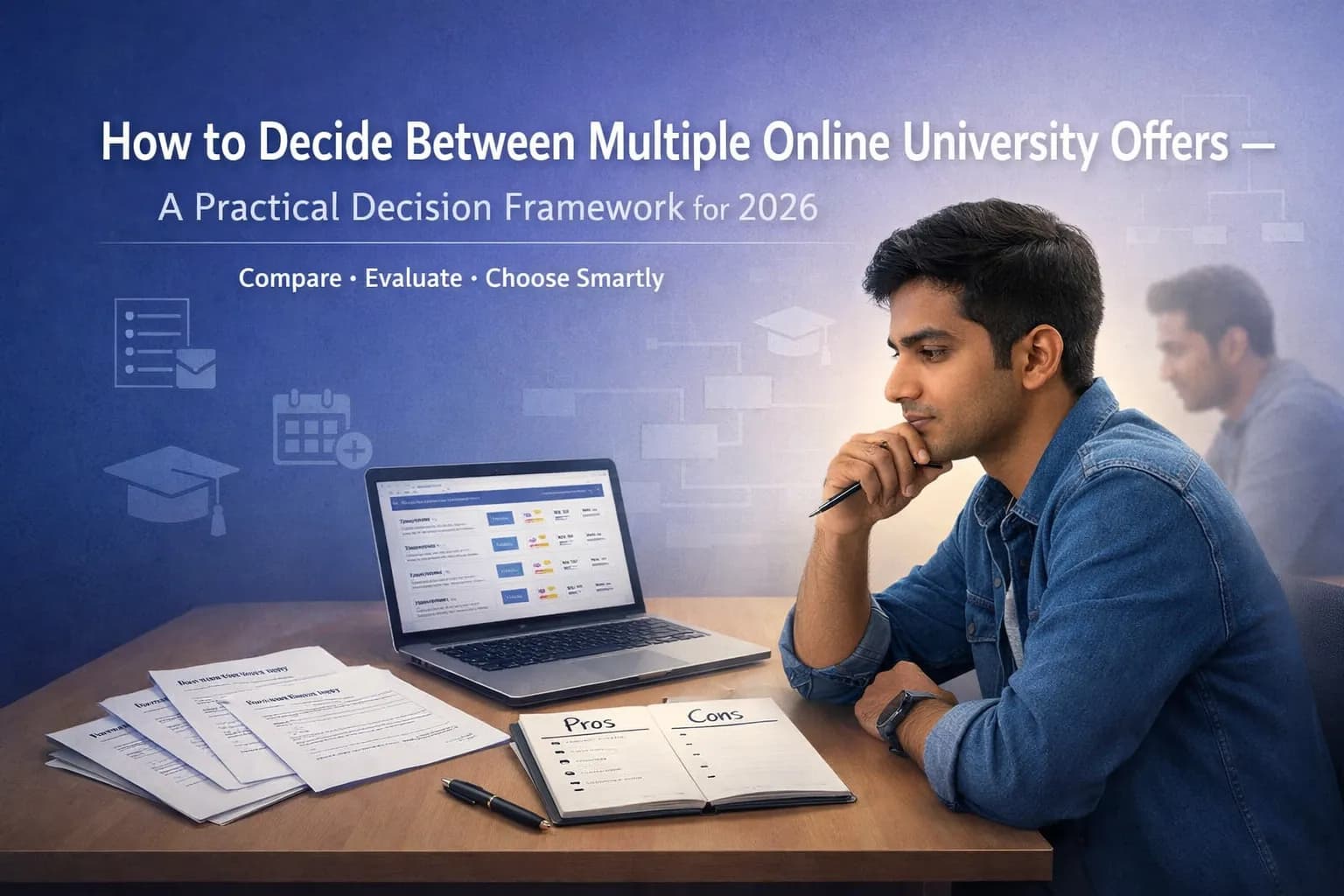 How to Decide Between Multiple Online University Offers — A Practical Decision Framework for 2026