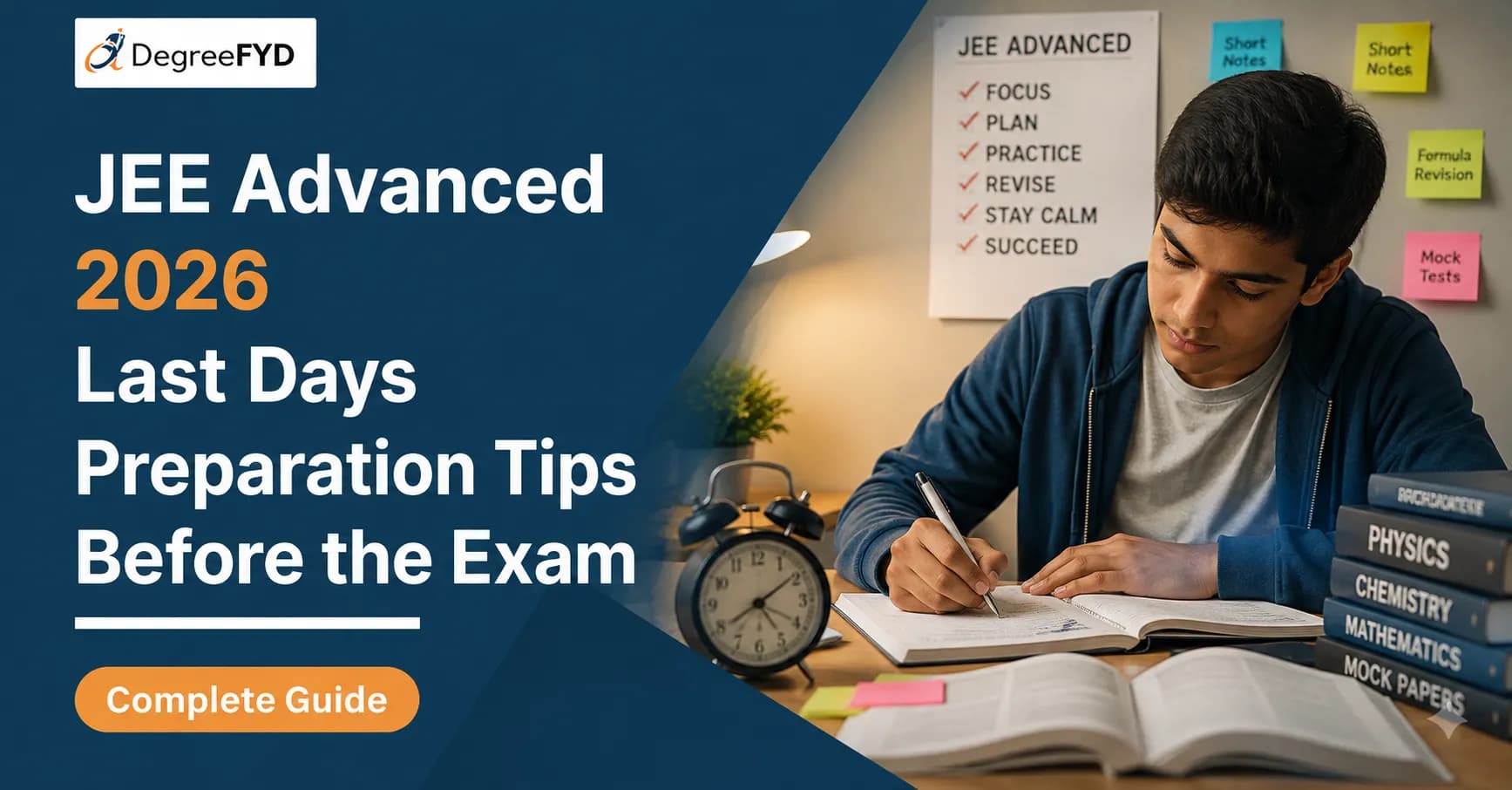JEE Advanced 2026 Last Days Preparation Tips Before the Exam