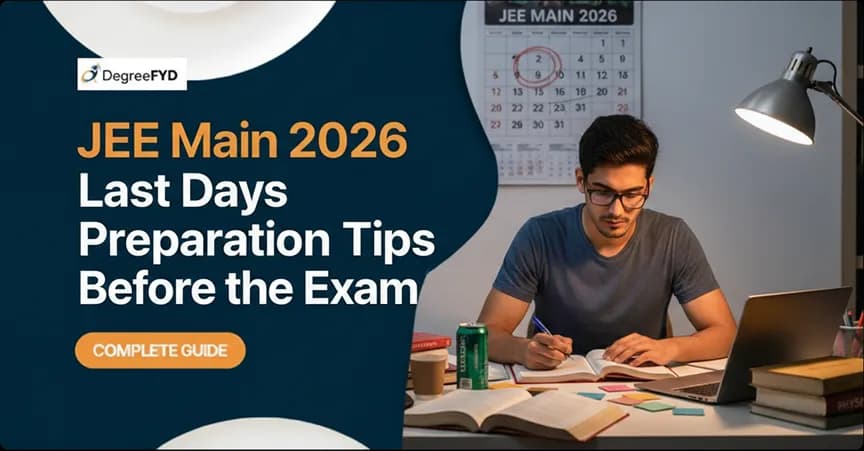 JEE Main 2026 Last Days Preparation Tips Before the Exam