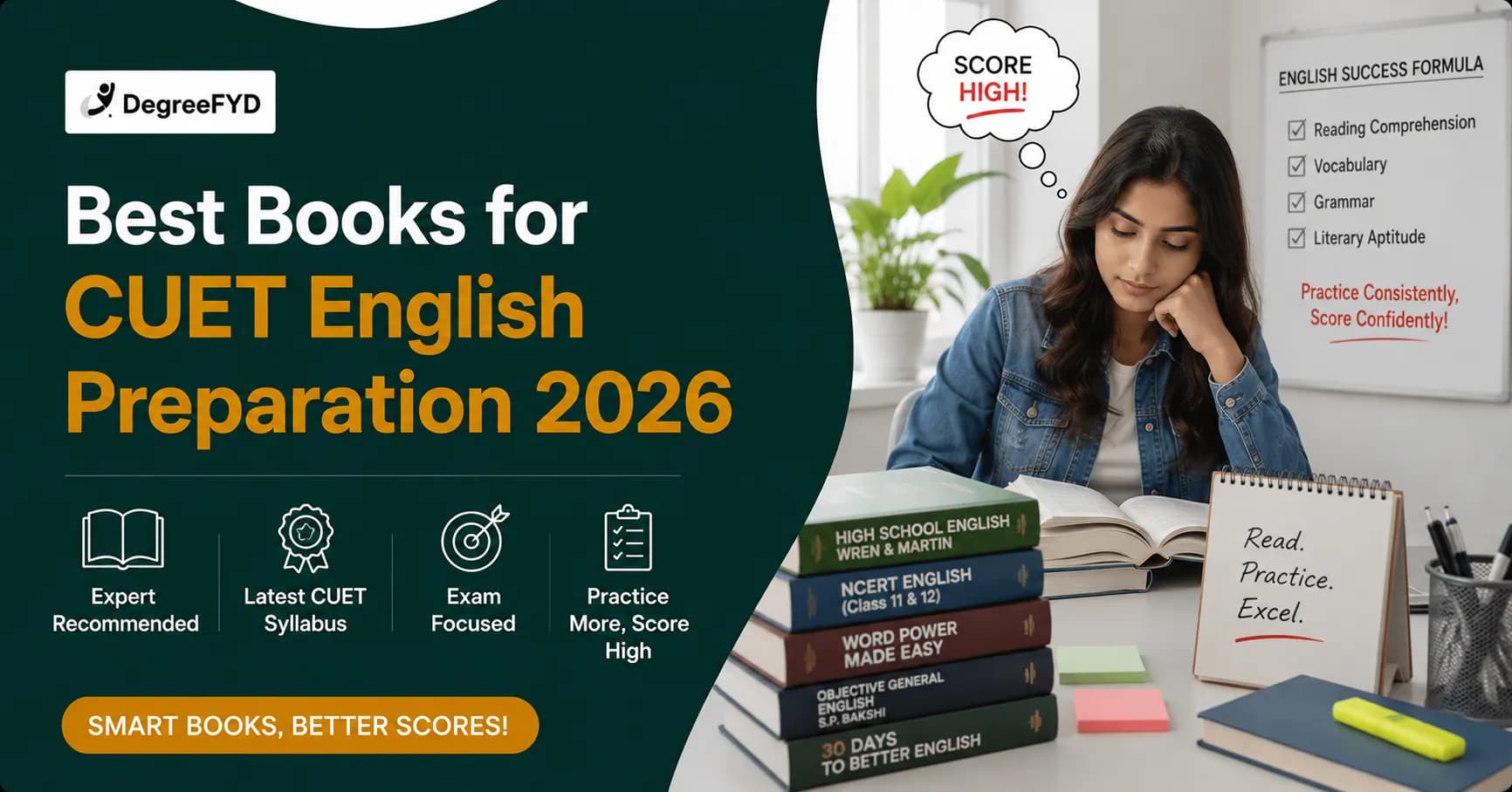 Best Books for CUET English Preparation 2026