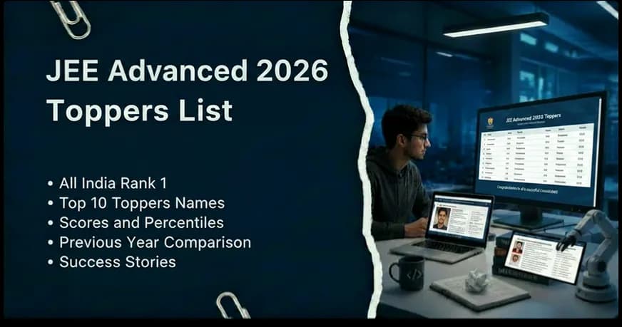JEE Advanced 2026 Toppers List: AIR 1 & State Wise (Out Now)
