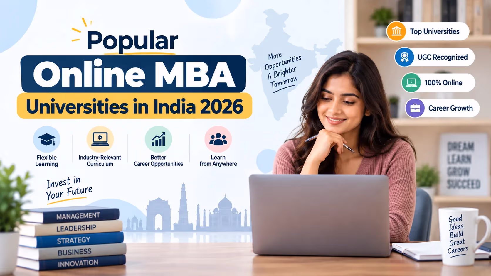 Popular Online MBA Universities in India 2026