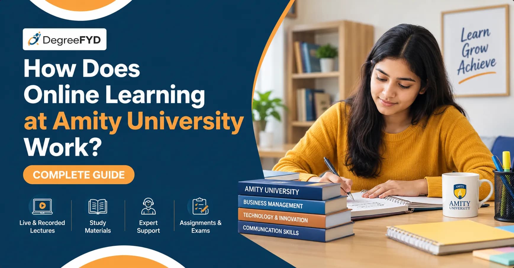 How Does Online Learning at Amity University Work?