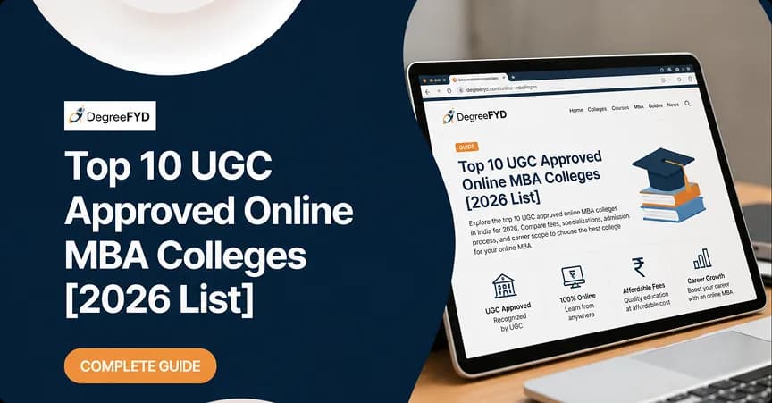 Top 10 UGC Approved Online MBA Colleges in India 2026