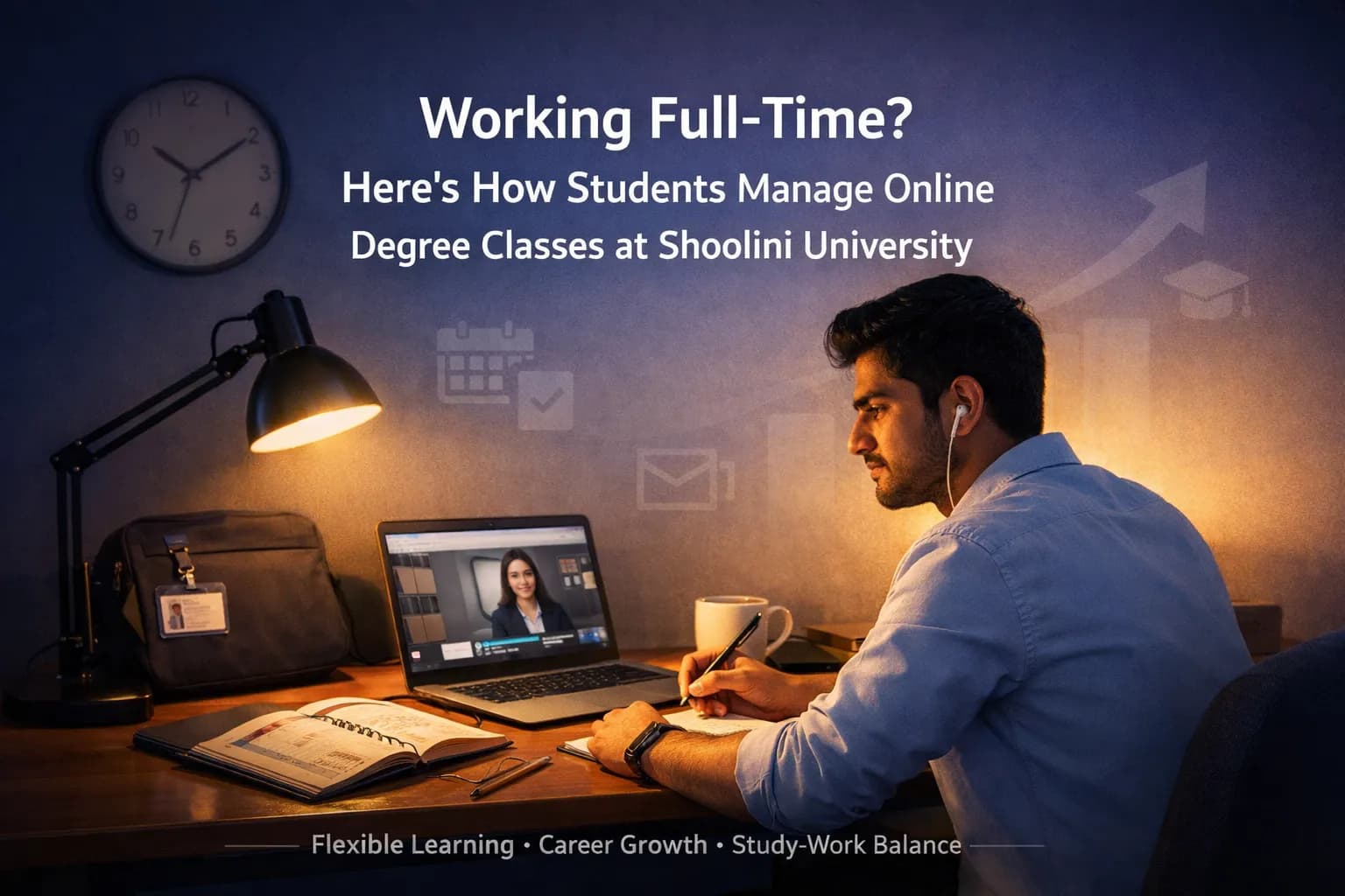Working Full-Time? Here’s How Students Manage Online Degree Classes at Shoolini University