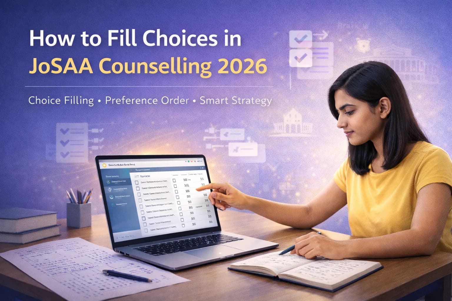How to Fill Choices in JoSAA Counselling 2026: Important Tips and Major Mistakes to Avoid