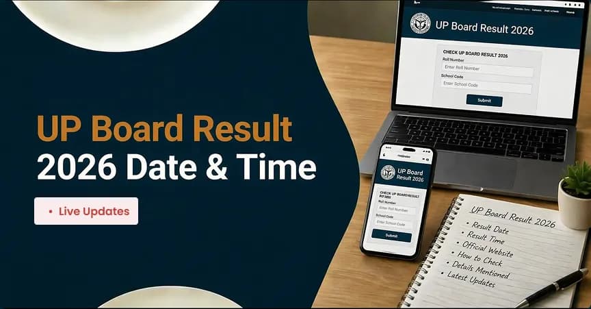 UP Board Result 2026 Date & Time Confirmed by UPMSP: Class 10 & 12 Results Out @upmsp.edu.in