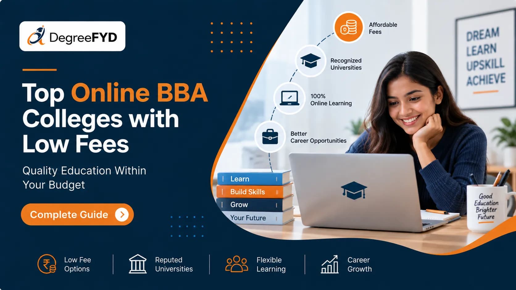 Top Online BBA Colleges with Low Fees